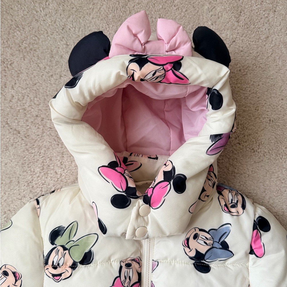 Disney at Primark Minnie Mouse Puffer Jacket - Picture 3 of 13